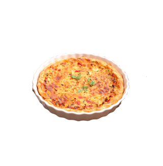 Bacon & Tomato Quiche (DF contains SOY MILK)